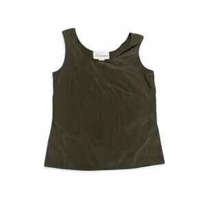 NYGard Collection Olive Satin Tank Top – Size 6